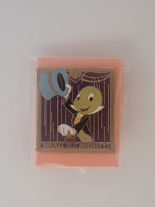 WDW Disney Pin - Small But Mighty - Jiminy Cricket from Pinocchio LR