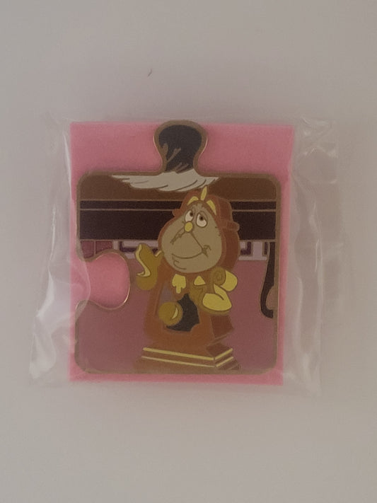 Parks Disney Pin - Character Connection - Beauty and the Beast - Cogsworth LE 900