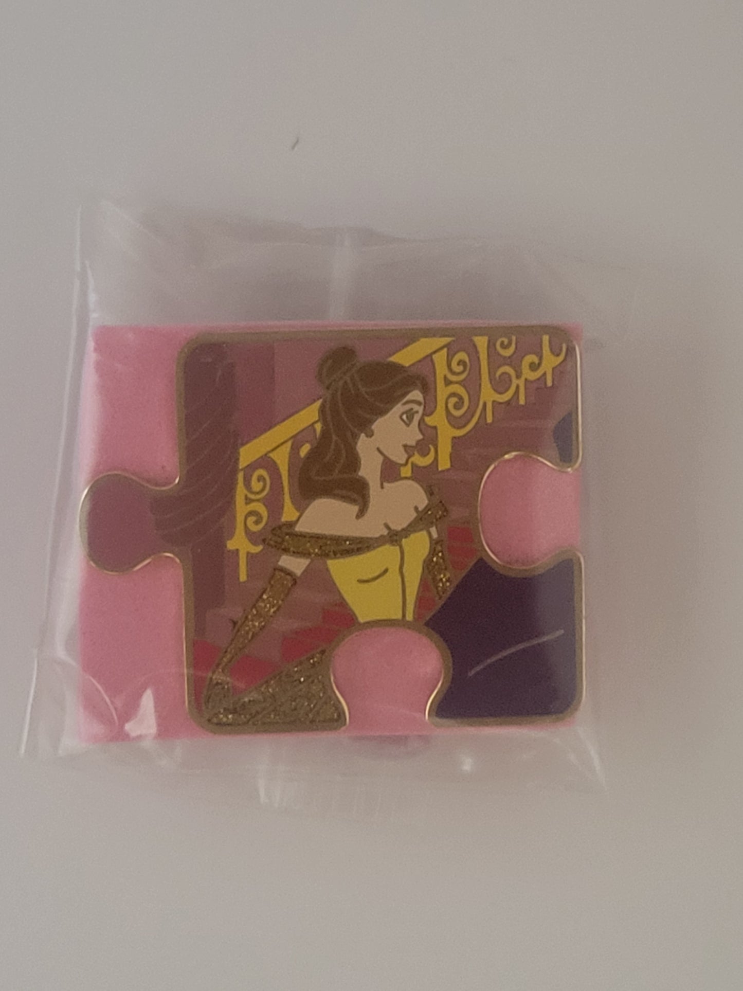 Parks Disney Pin - Character Connection - Beauty and the Beast - Belle Dress LE 600 CHASER