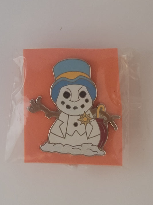 Parks Disney Pin - Snowman Holiday Mystery - Jiminy Cricket from Pinocchio