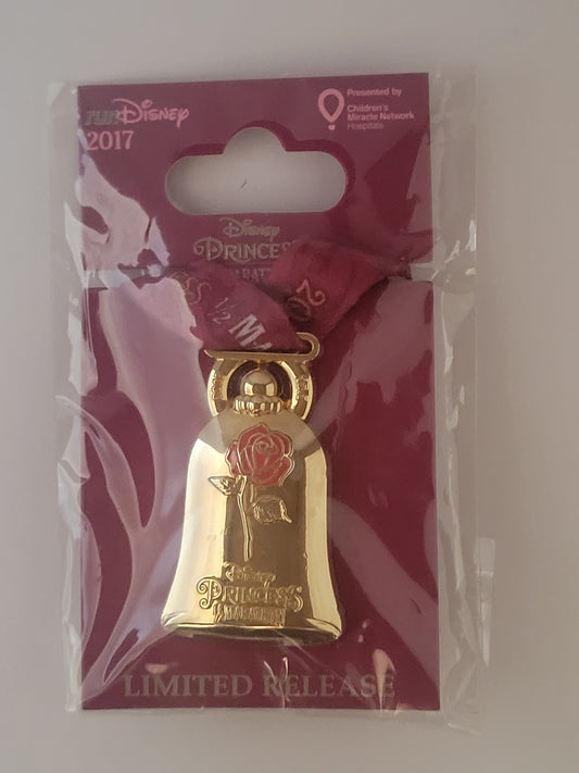 WDW runDisney Pin - 2017 Princess Half Marathon Weekend - Half Marathon - Medal Replica LR
