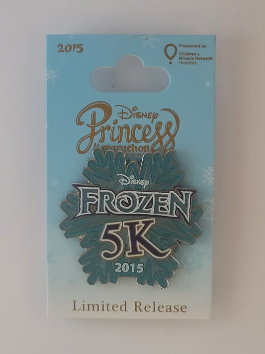WDW runDisney Pin - 2015 Princess Half Marathon Weekend - 5k - Frozen LR