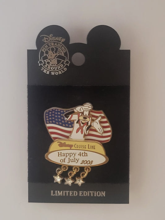 DCL Disney Pin - 2003 4th of July - Goofy LE 1000