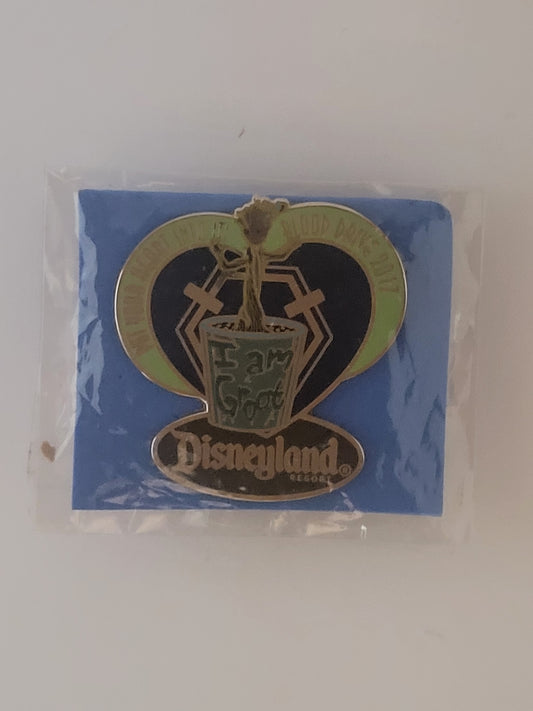 DLR Disney Pin - 2017 Blood Drive Cast Member - Groot from Guardians of the Galaxy LR