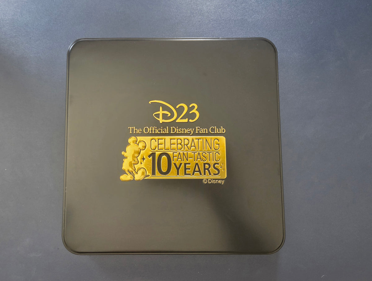 D23 Disney Pin 2019 Gold Member Boxed Pin Set (10 pin)