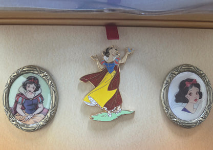 D23 Expo 2017 Disney Pin - Art of Snow White Boxed Pin Set (3 pin) LE 1150