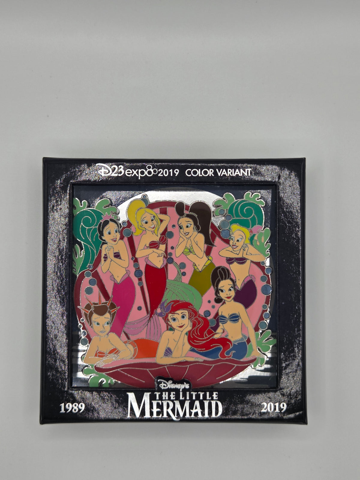 D23 Expo 2019 Disney Pin - The Little Mermaid 30th Anniversary - Ariel & Sisters Jumbo Expo Variant LE 300