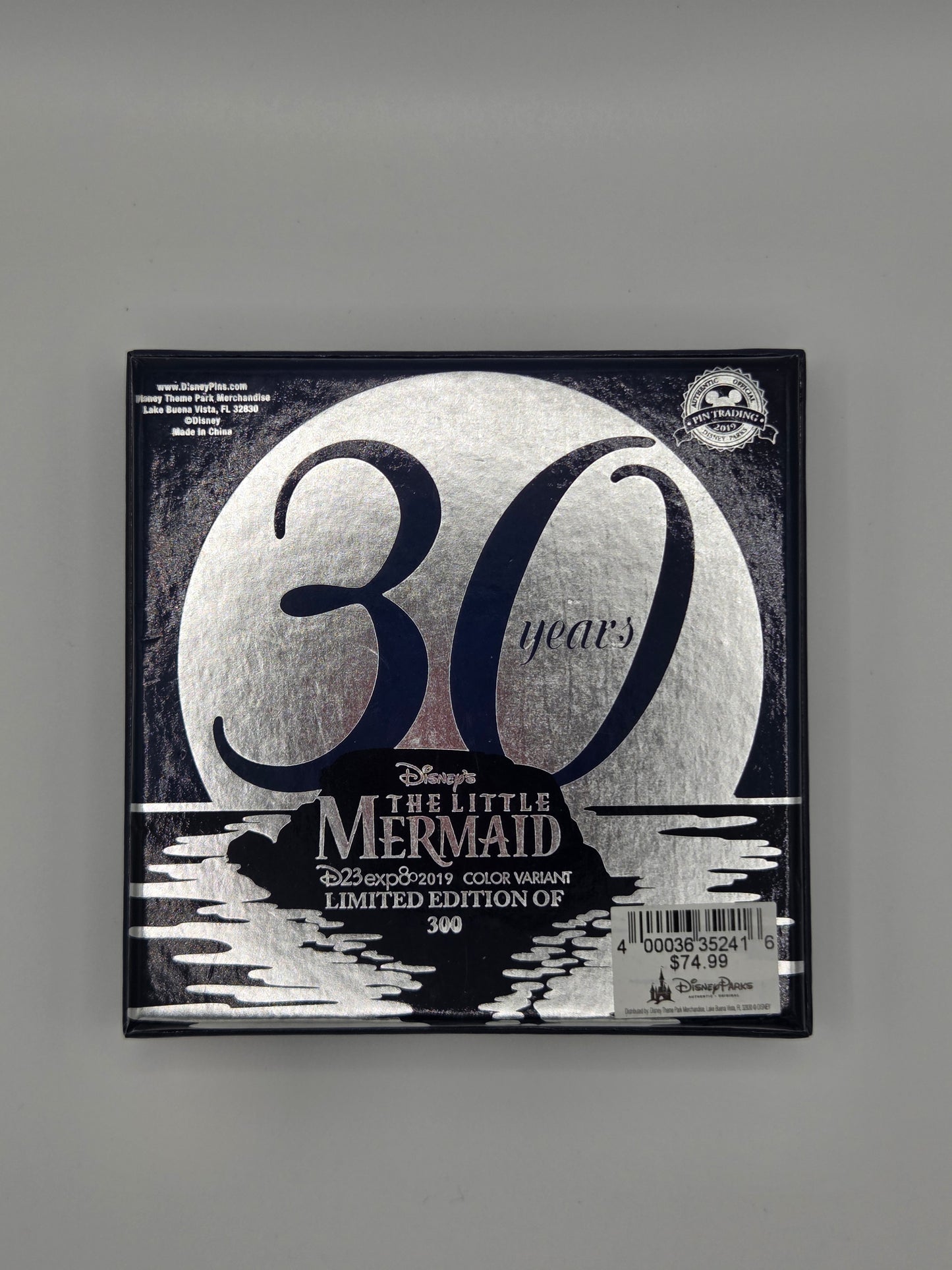 D23 Expo 2019 Disney Pin - The Little Mermaid 30th Anniversary - Ariel & Sisters Jumbo Expo Variant LE 300