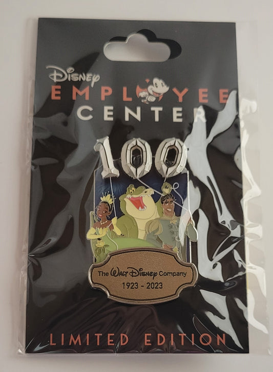 DEC Pin - Disney 100 Celebration - Tiana, Naveen, and Louis LE 250