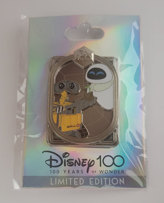 DEC Disney Pin - Celebrating 100 Years of Wonder - Wall-E and EVE LE 400