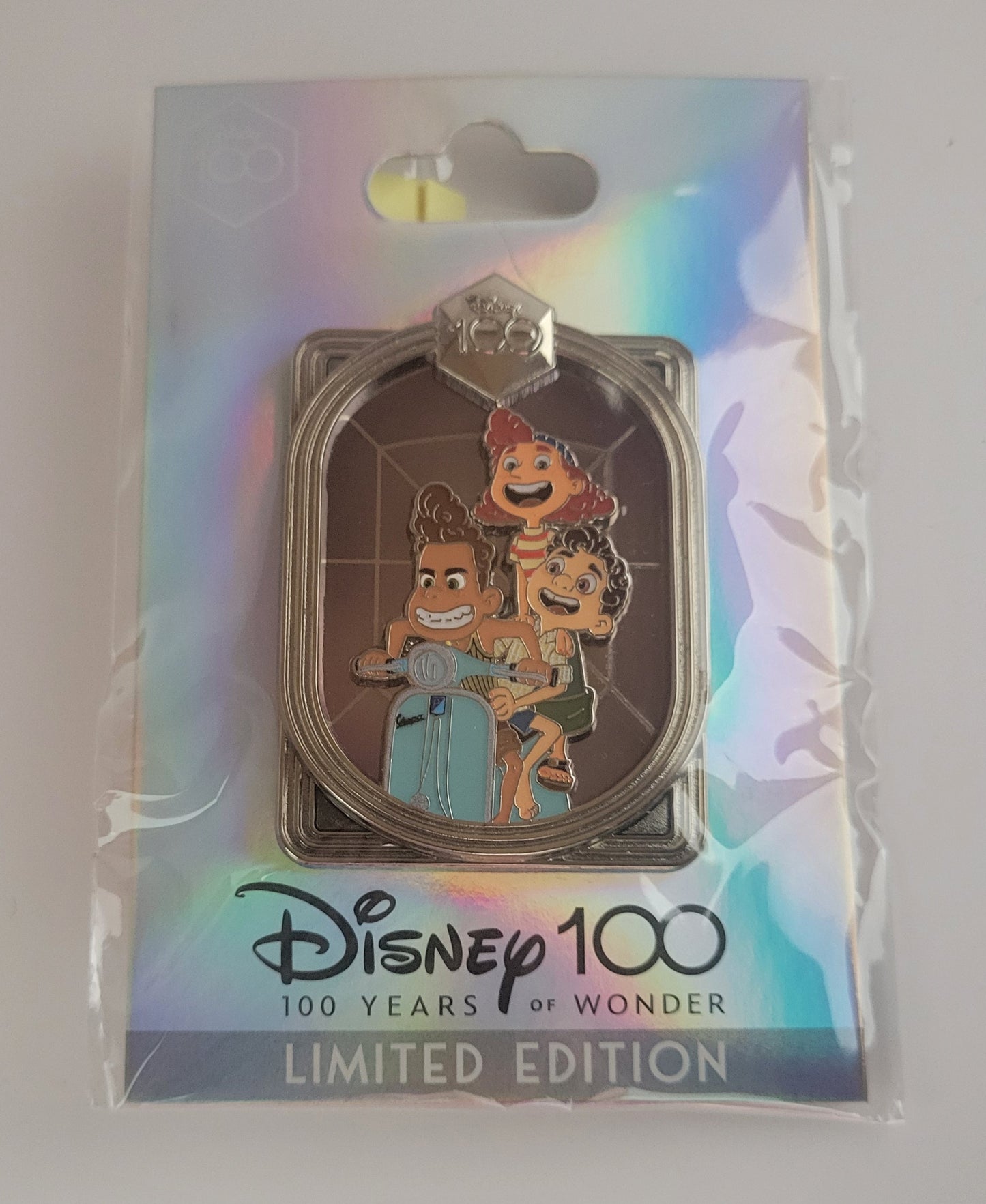 DEC Disney Pin - Celebrating 100 Years of Wonder - Luca, Alberto, and Giulia LE 400