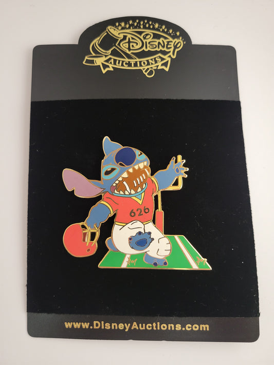 Disney Auctions Pin - Stitch Sports - Football LE 100