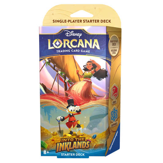 Disney Lorcana: Into the Inklands Starter Deck (Ruby & Sapphire)