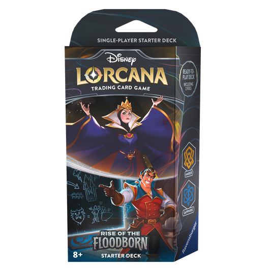Disney Lorcana: Rise of the Floodborn Starter Deck (Amber & Sapphire)