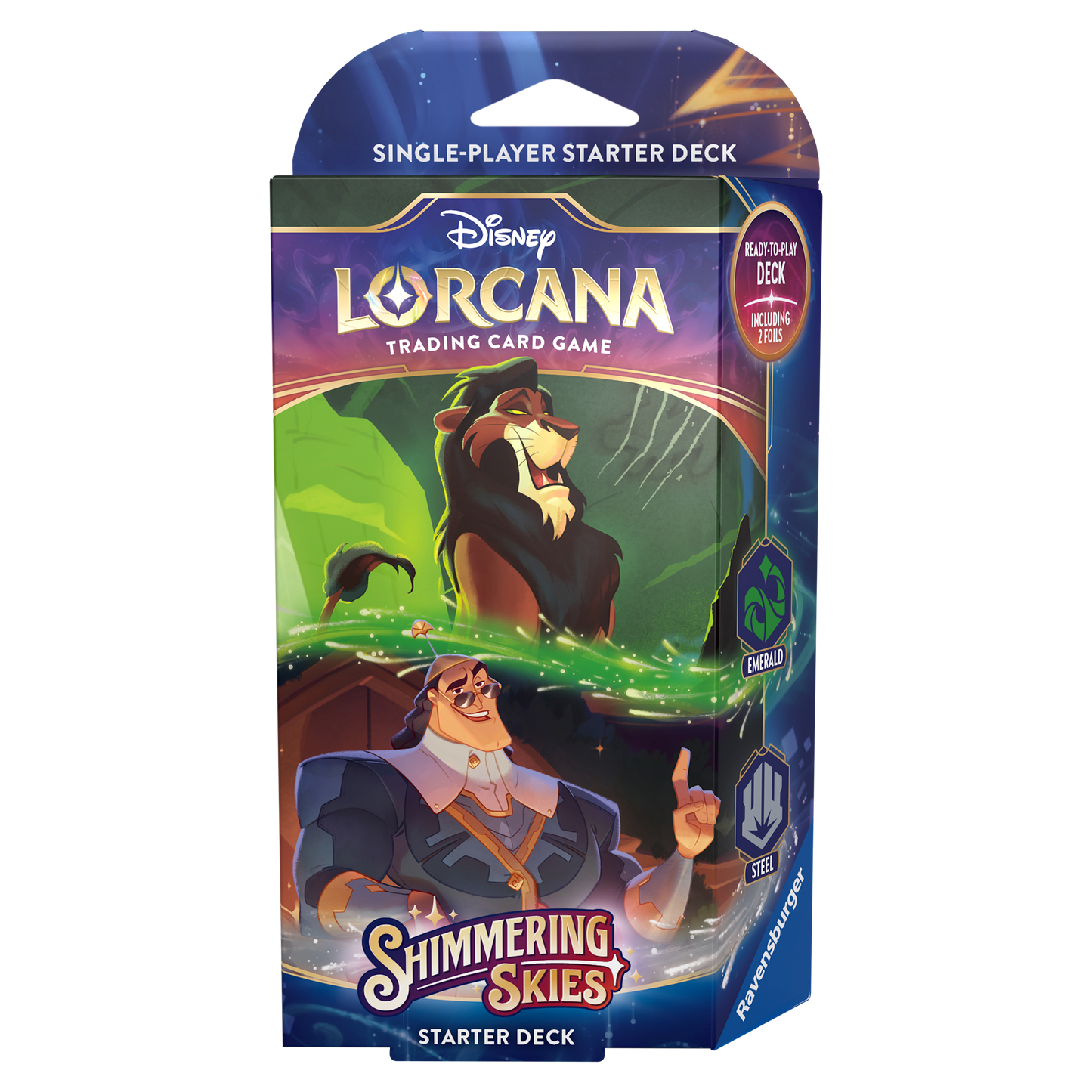 Disney Lorcana: Shimmering Skies Starter Deck (Emerald & Steel)
