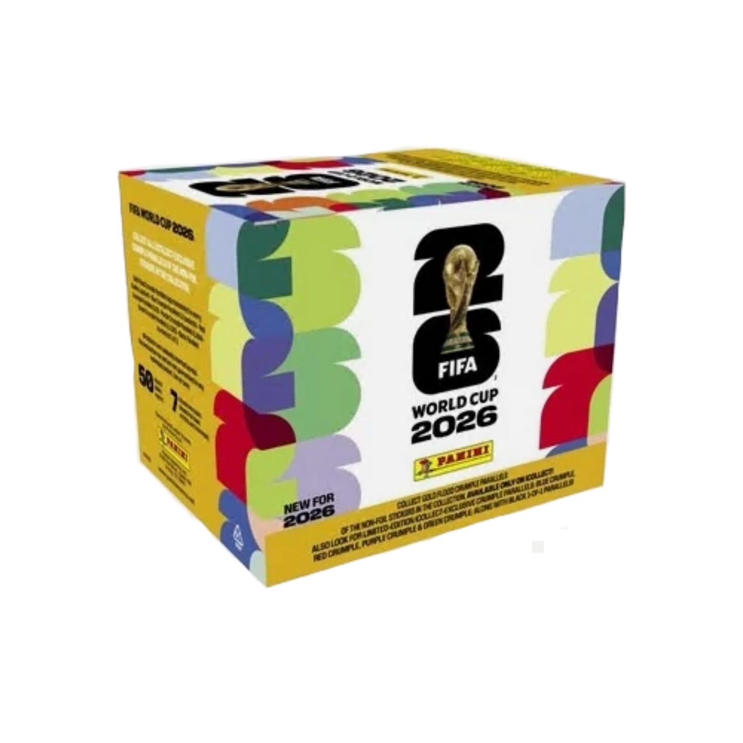Panini FIFA World Cup Sticker Collection 2026 Gold Crumple Online Exclusive Box