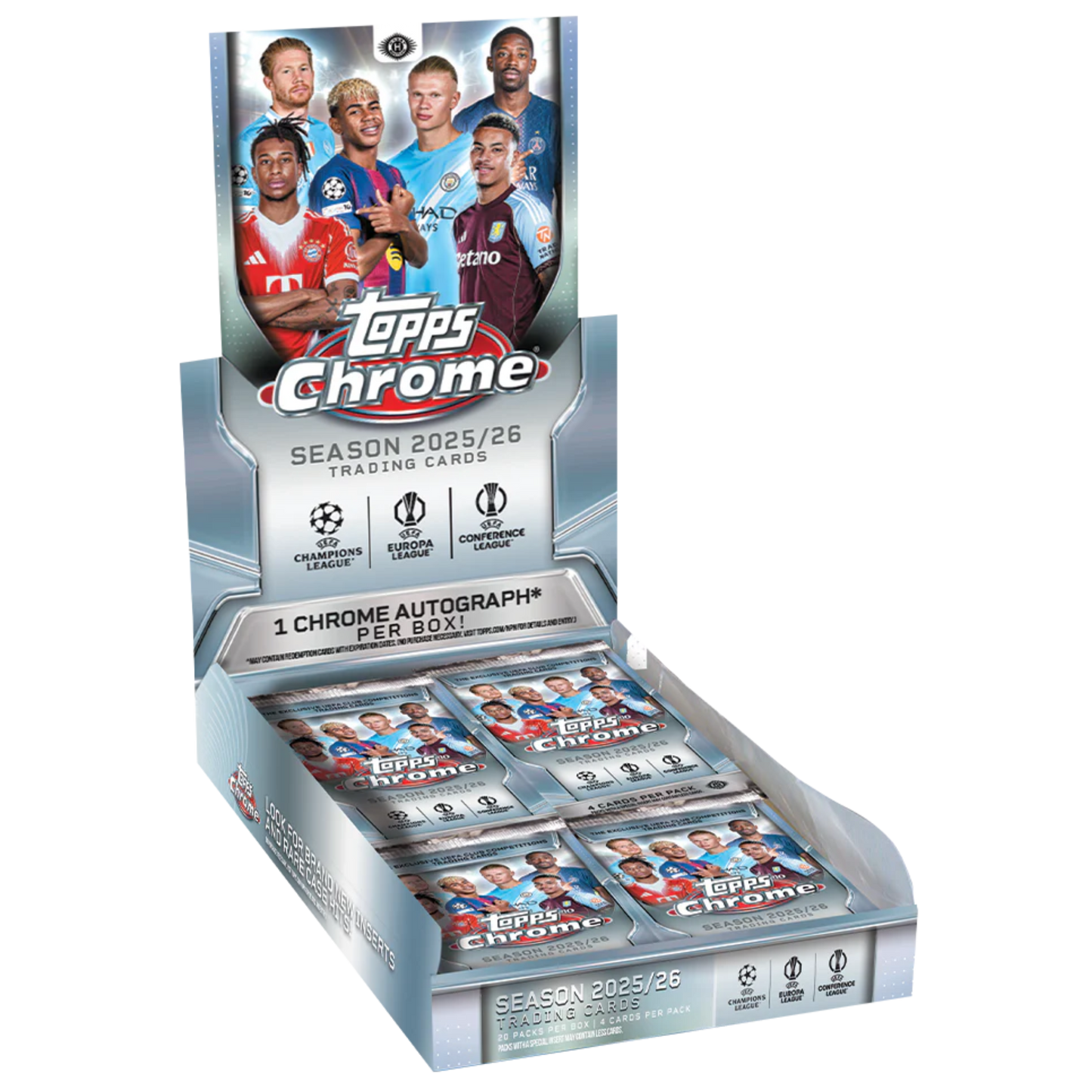 Topps Chrome UEFA Club Competition 2025/2026 Hobby Box