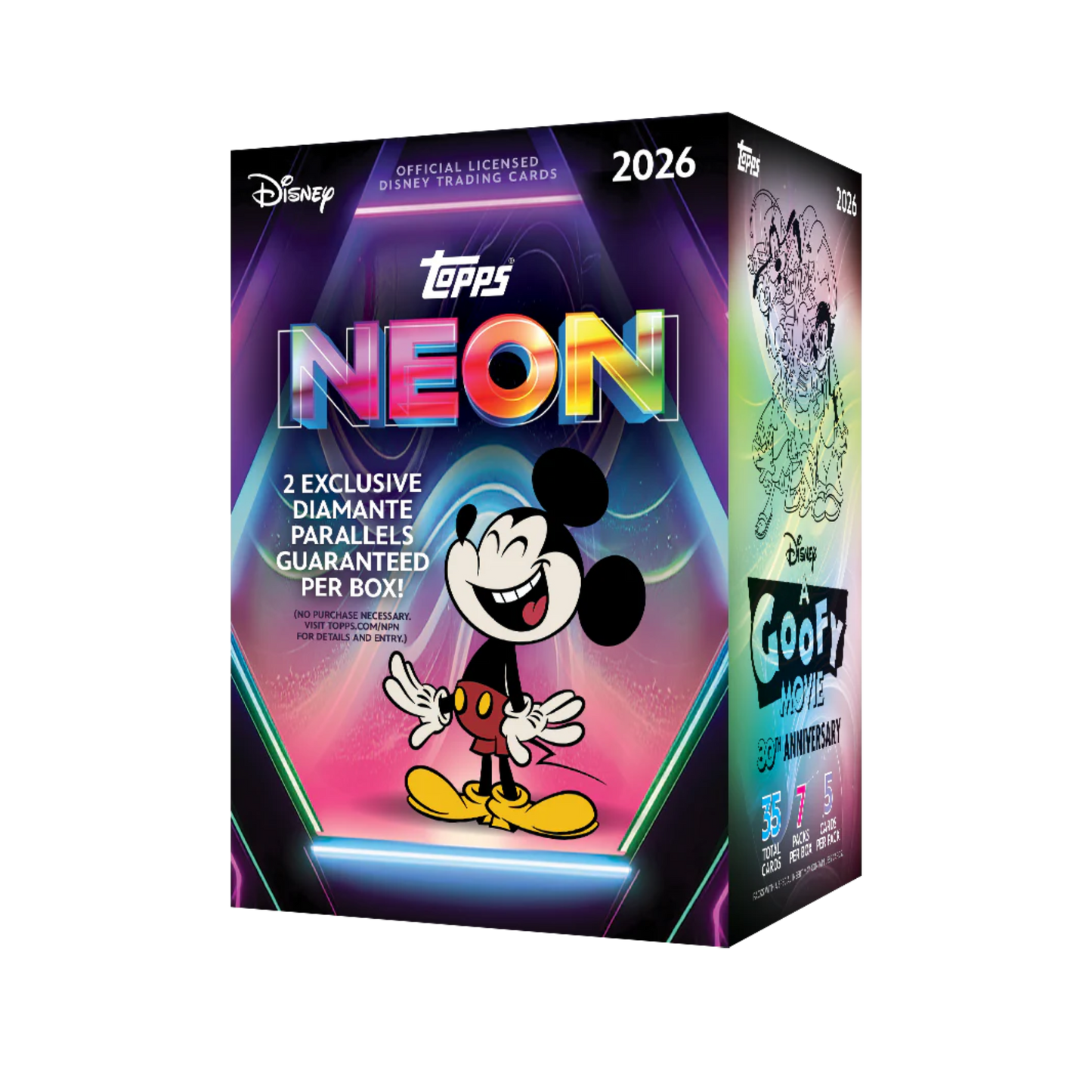 Topps Disney Neon 2026 Value Box