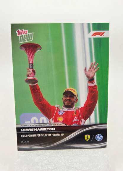 Lewis Hamilton - (21) Base - First podium with Ferrari